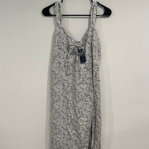 Abercrombie & Fitch Gray Floral Dress
